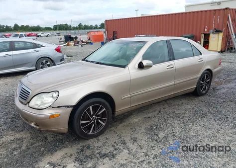 2001 Mercedes-Benz S 430 z USA, uszkodzony, nr VIN WDBNG70JX1A181508